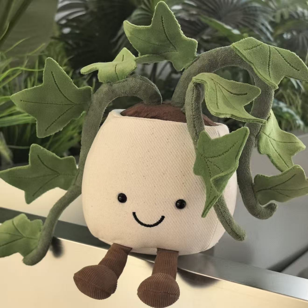 IvyCuddle – Klimop Plant Knuffel in Pot