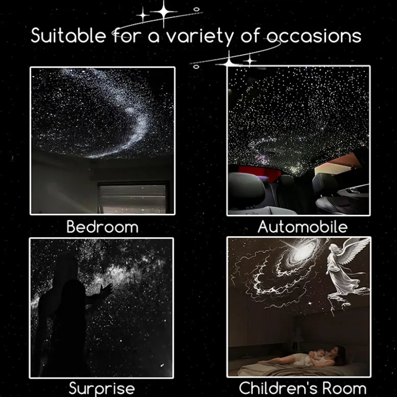 StarDrift LED galaxy lamp sterrenprojector - Milo & Moon