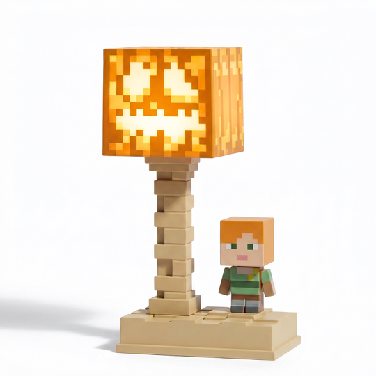 PixelGlow – Pixel Block Tafellamp met Game Design