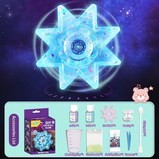 GlowSpinner – DIY Glow-in-the-Dark Fidget Spinner
