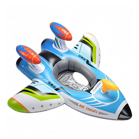 SkySplash – Opblaasbare Vliegtuig Zwemband voor Kinderen