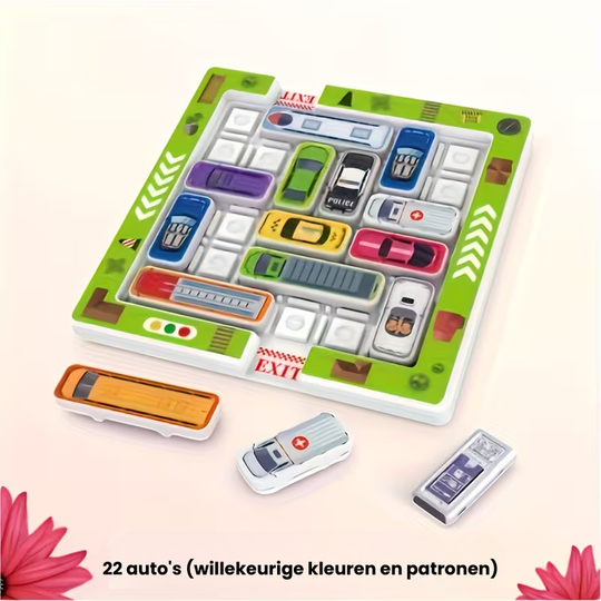 TrafficGrid™ – 22-delig Verkeerspuzzelspel met Auto’s & Wegen