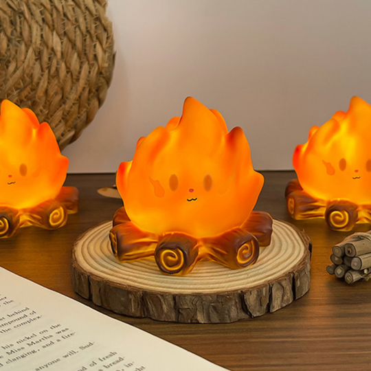 FireGlow – Kampvuur LED Nachtlamp met Warme Gloed