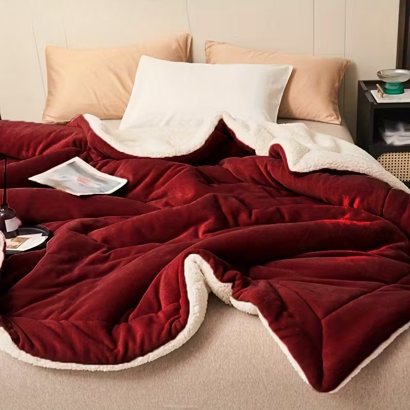 VelourNest™ – Dubbelzijdige Milk Fleece Deken