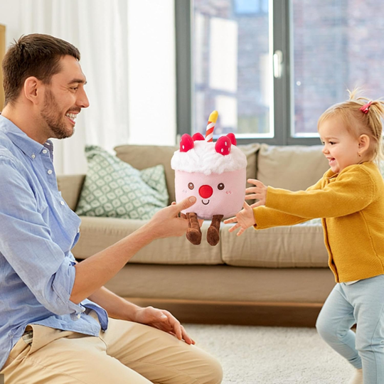 CakeCuddle™ – Pluche Verjaardagstaart Knuffels