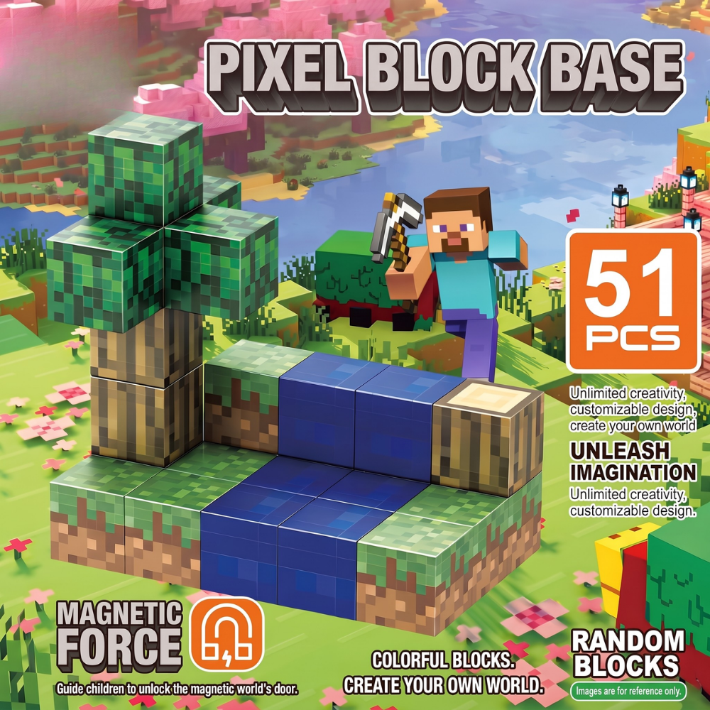 <font dir="auto" style="vertical-align: inherit;"><font dir="auto" style="vertical-align: inherit;">Bloc de construction magnétique Minecraft DIY Modèle magnétique Assemblage magnétique Cadeau pour enfants En gros Assemblage magnétique</font></font>