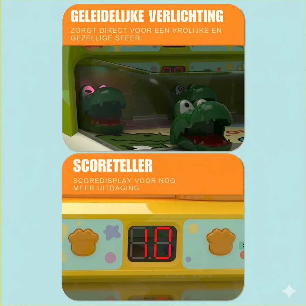 Snapzy – Krokodil Pinball Arcade Spel voor Kinderen