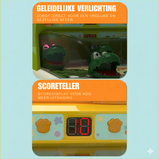 Snapzy – Krokodil Pinball Arcade Spel voor Kinderen
