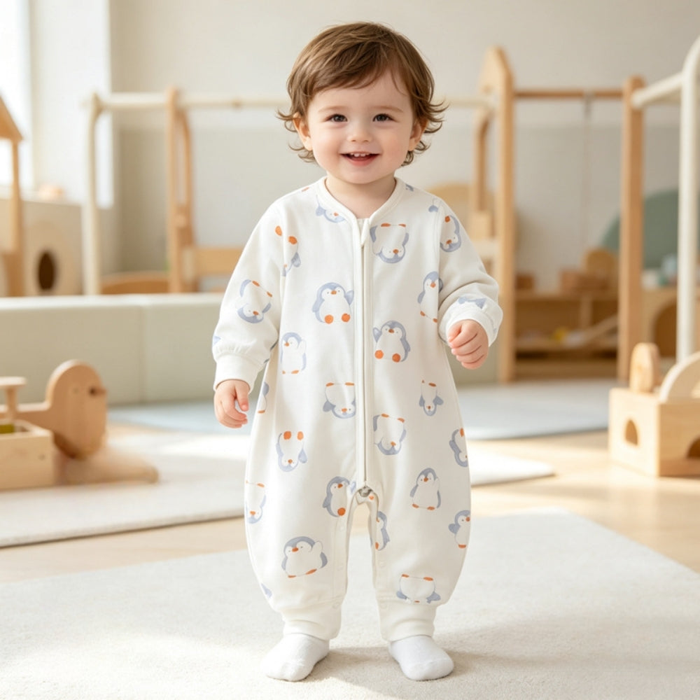 SleepWalk – Katoenen Babyslaapzak met Beentjes