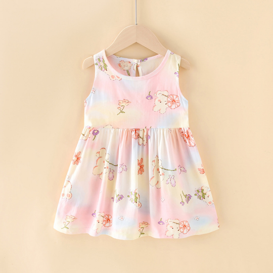 BloomBelle – Meisjes Zomerjurk zonder Mouwen