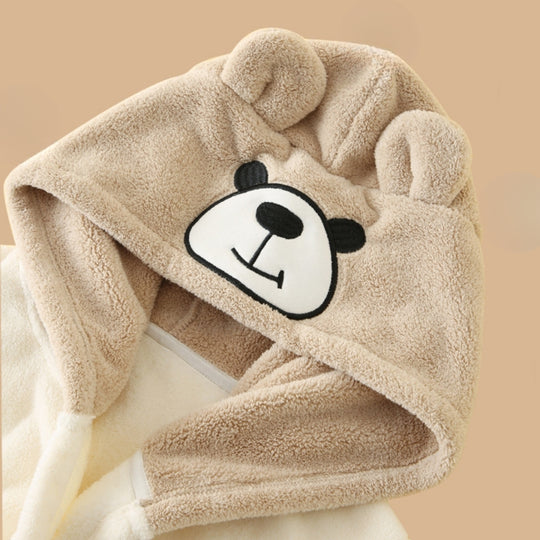 WinterHug – Warme Kinderbadjas met Capuchon