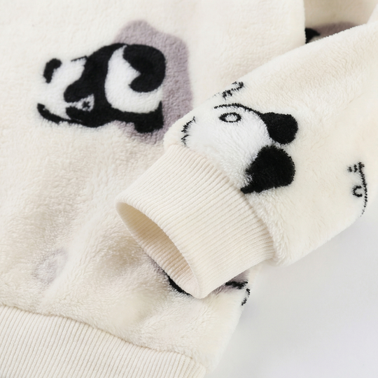 PandaDreams – 2-delige Meisjes Panda Fleece Pyjama