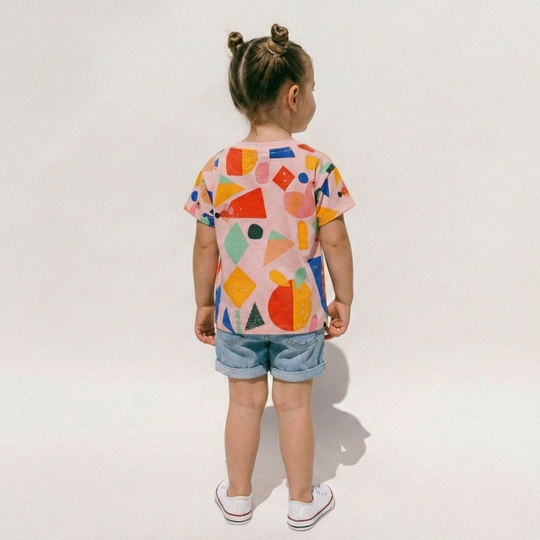 Elva – Geometrisch Dieren T-shirt