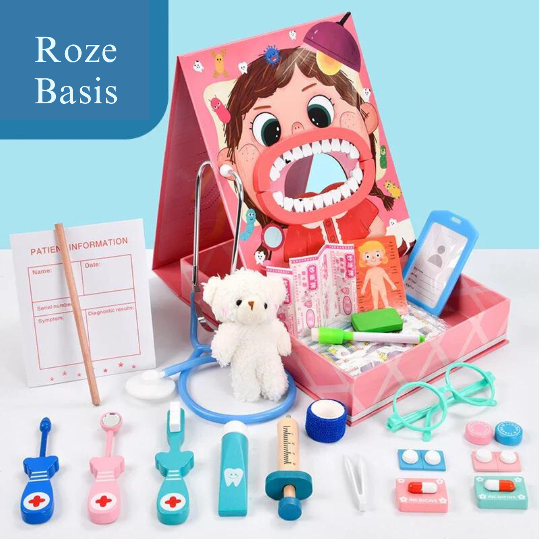 Dr. Dentist Speelset – Educatief Rollenspel voor Kinderen met Tandartsinstrumenten