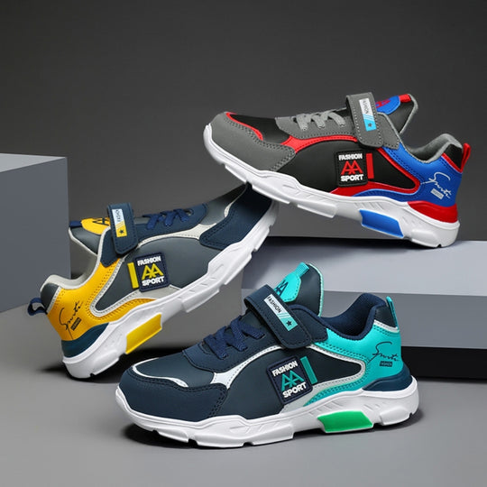UrbanRun – Leren Sneakers voor Jongens