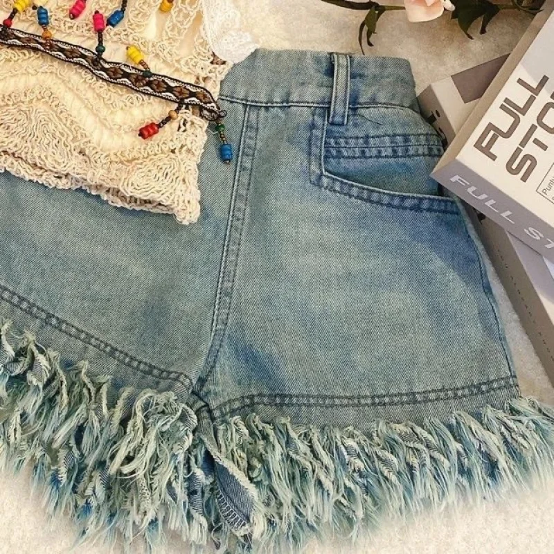 Zonnekind denimshort meisjes zomerset - Milo & Moon