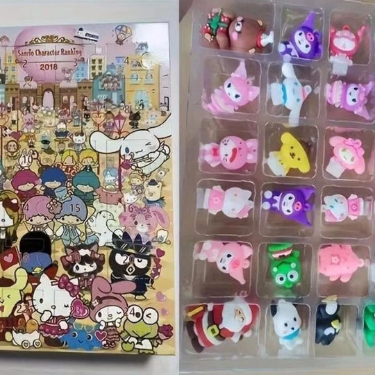 <font dir="auto" style="vertical-align: inherit;"><font dir="auto" style="vertical-align: inherit;">Calendrier de l'Avent de Noël - Nouveau calendrier de compte à rebours Sanrio KT Cat - Boîte aveugle Sanrio</font></font>