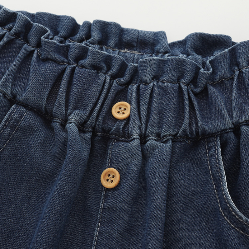 Ingrid – Paperbag Denim Broekjes