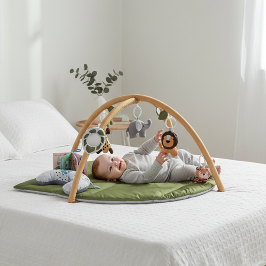 SafariSnuggle – Baby Activiteitenspeelmat