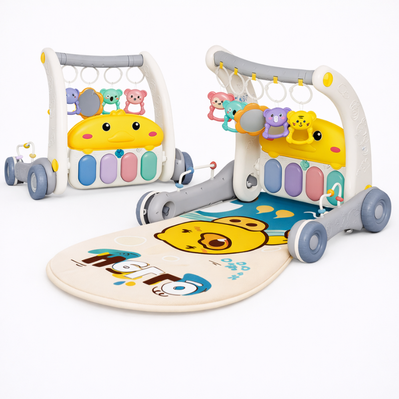 WalkyPlay – 3-in-1 Baby Walker en Speelmat