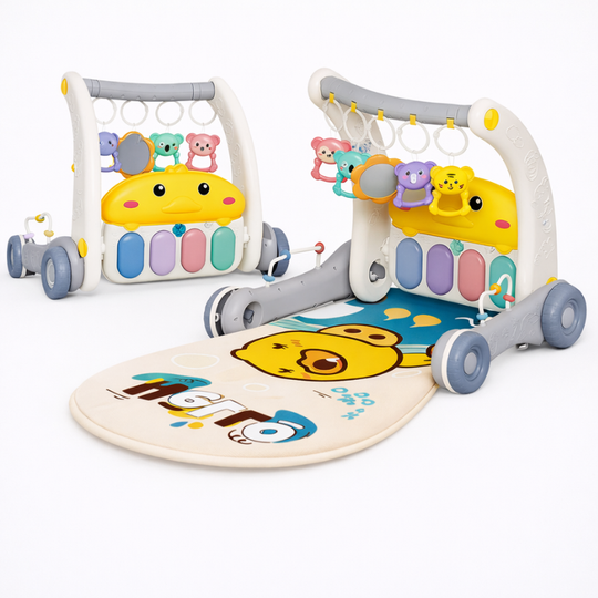 WalkyPlay – 3-in-1 Baby Walker en Speelmat