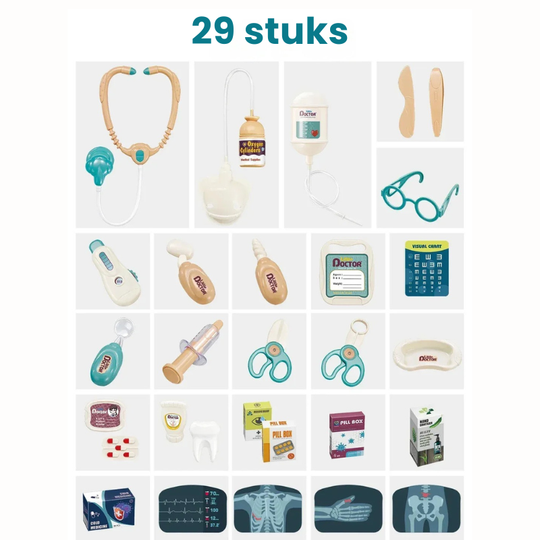 LittleMedic™ – Mobiel Dokter Speelset – Creatief & Educatief Speelgoed