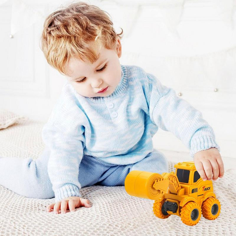 MiniBuildz™ - Entreprenørkøretøj i aktion - Legetøjsgravemaskiner