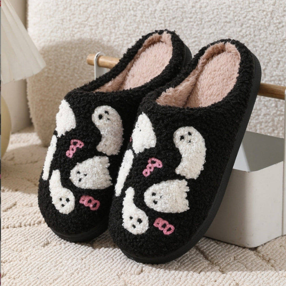 GhostStep – Warme Pantoffels met Spookdesign