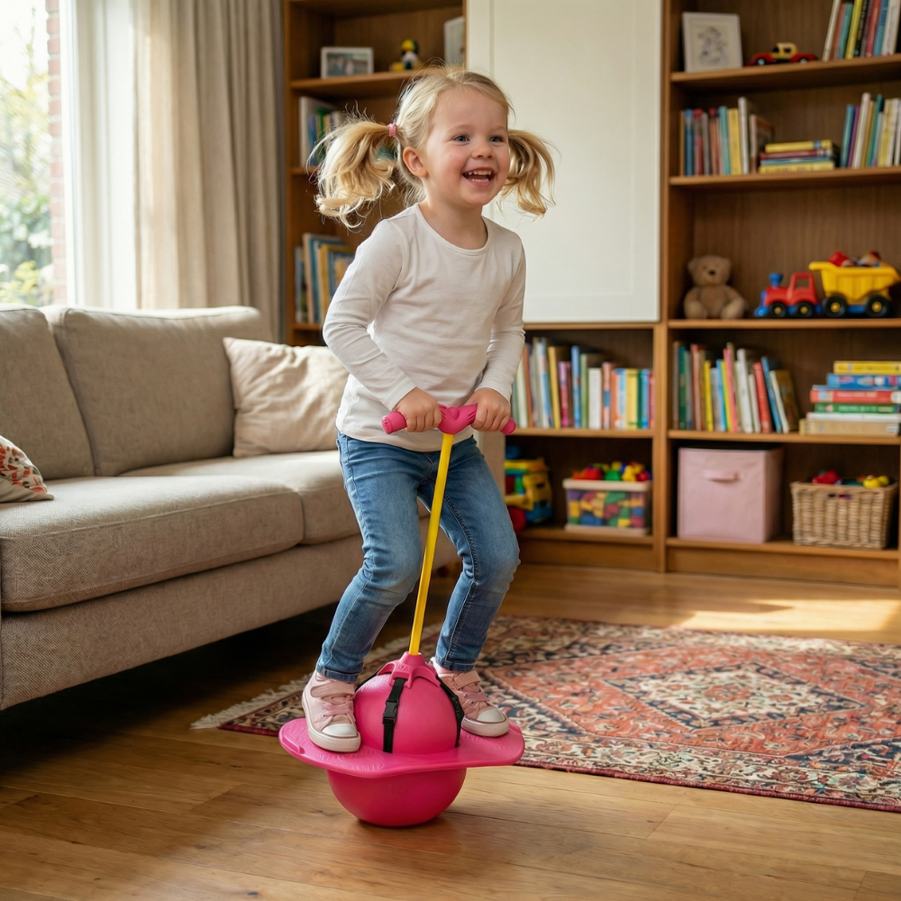 PogoBalance – Springbal met Handvat voor Kinderen