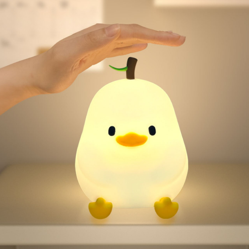 DuckGlow – Siliconen Eend Nachtlamp met Touchbediening