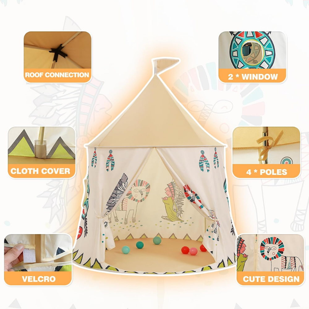PrincessNest – Tente de Château pour Enfants