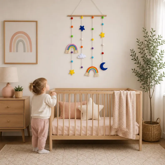 RainbowDream – Houten Regenboog Wanddecoratie