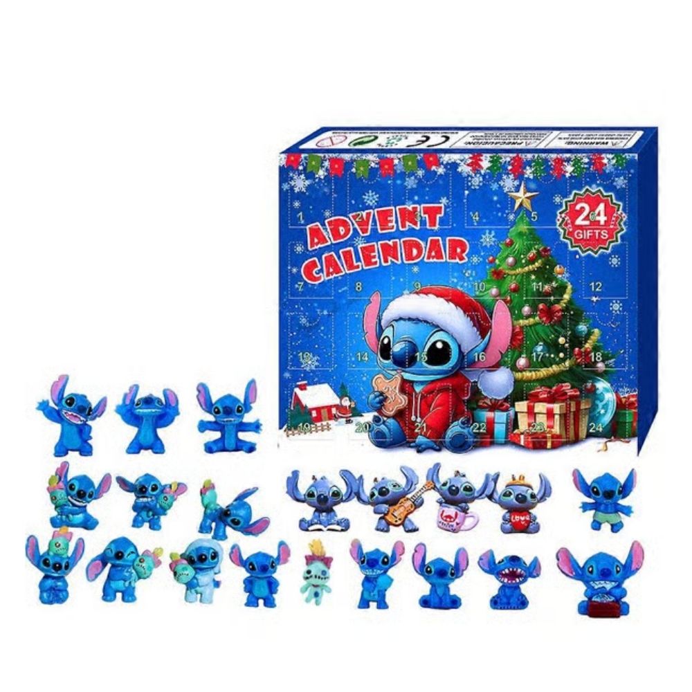 <font dir="auto" style="vertical-align: inherit;"><font dir="auto" style="vertical-align: inherit;">Nouvelle boîte surprise calendrier de l'Avent de Noël Stitch Lilo &amp; Stitch</font></font>