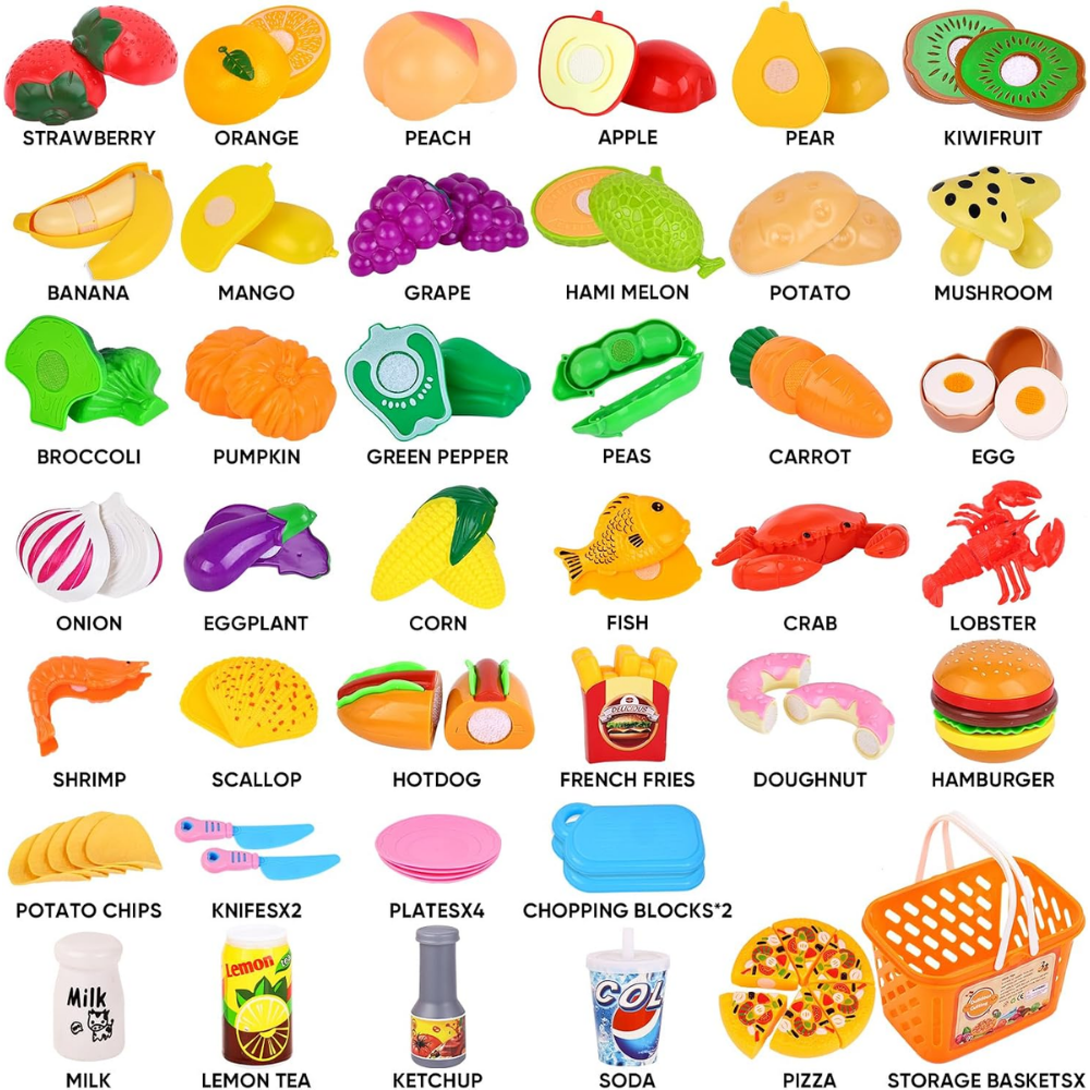MiniChef – Speelgoed Fruit- en Groentesnijset