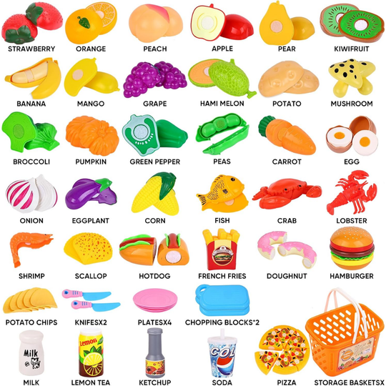 MiniChef – Speelgoed Fruit- en Groentesnijset