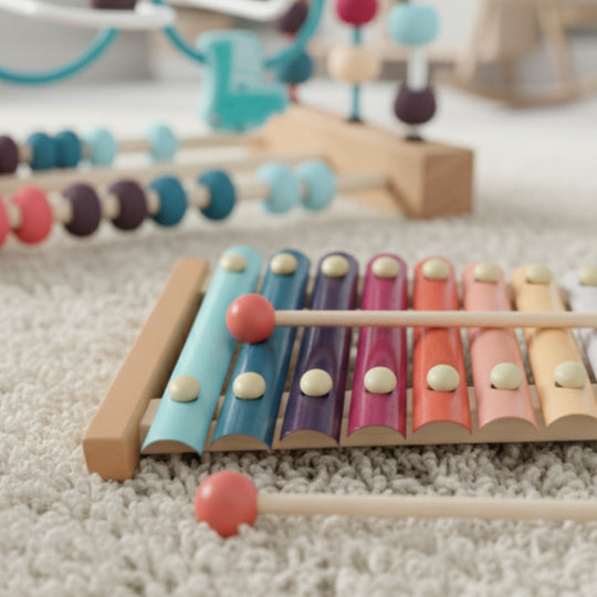 WoodenPlayTrio – 3-delige Houten Speelgoedset