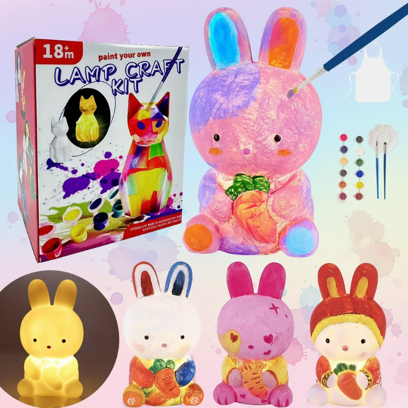 VerfPret DIY lamp schilderen - Milo & Moon