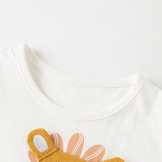 Lavinia – Bosdieren Peplum T-shirt