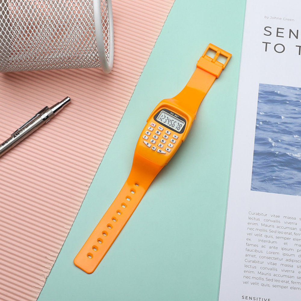 JellyCalc – Retro Calculator Horloge voor Kinderen