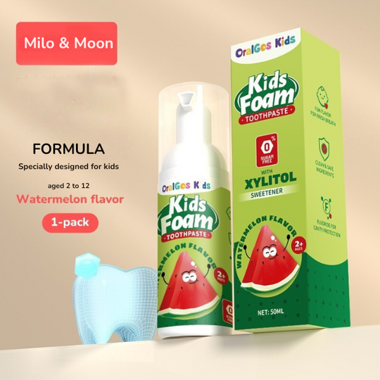 Milo & Moon - 360° Foam kinder tandpasta