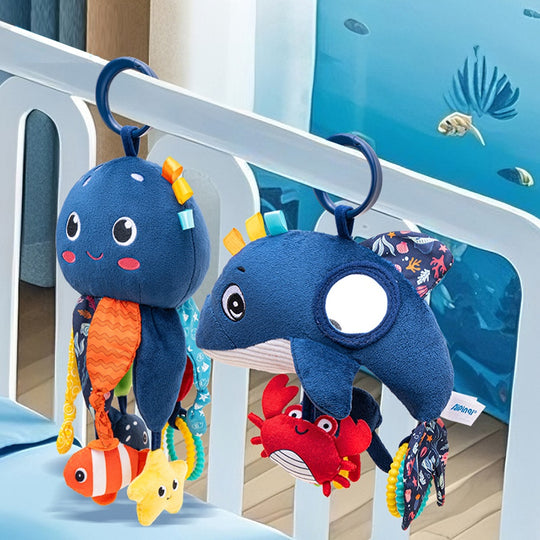 OctiSense™ – Baby Sensorisch Autostoel & Kinderwagen Activiteitenspeeltje