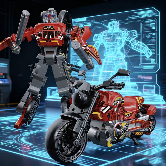 MechaMoto™ – Motorfiets & Robot Modelset