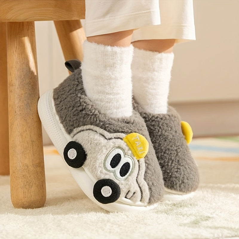 TurboToes™ – Warme Auto-Vormige Slippers voor Jongens & Meisjes
