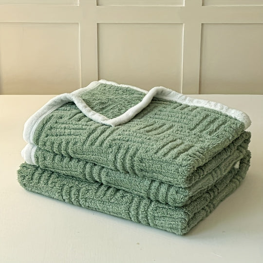 GeoSherpa™ – Omkeerbare Sherpa Deken – Verdikte Taffeta Plaid