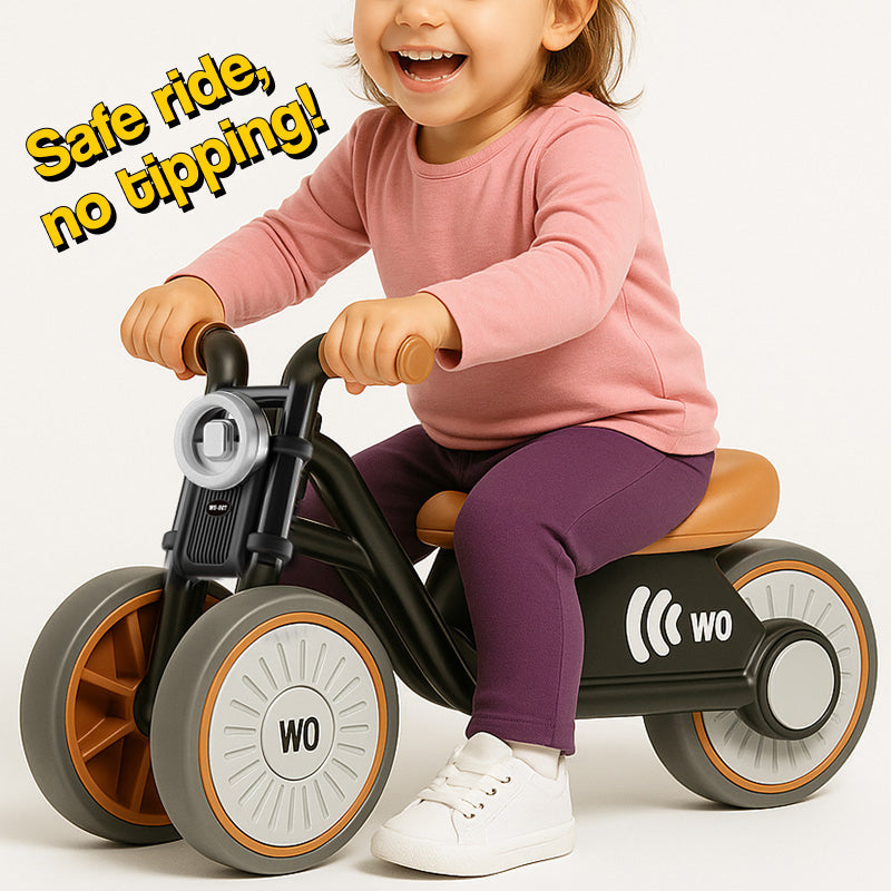 MiniRider motor loopfiets voor kinderen – Ridderzwart