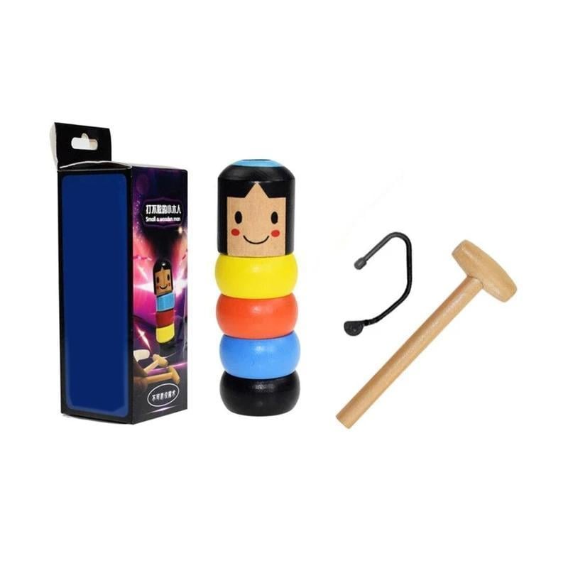 MagicStand™ – Onbreekbare Houten Magische Pop, Speelgoed voor Kinderen en Feestjes