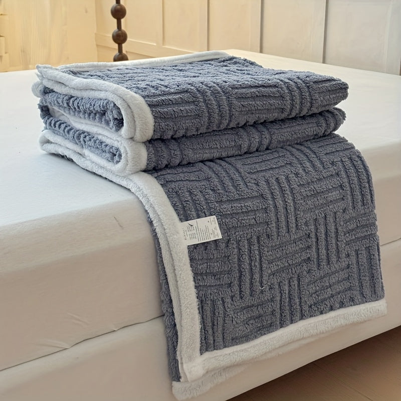 GeoSherpa™ – Omkeerbare Sherpa Deken – Verdikte Taffeta Plaid