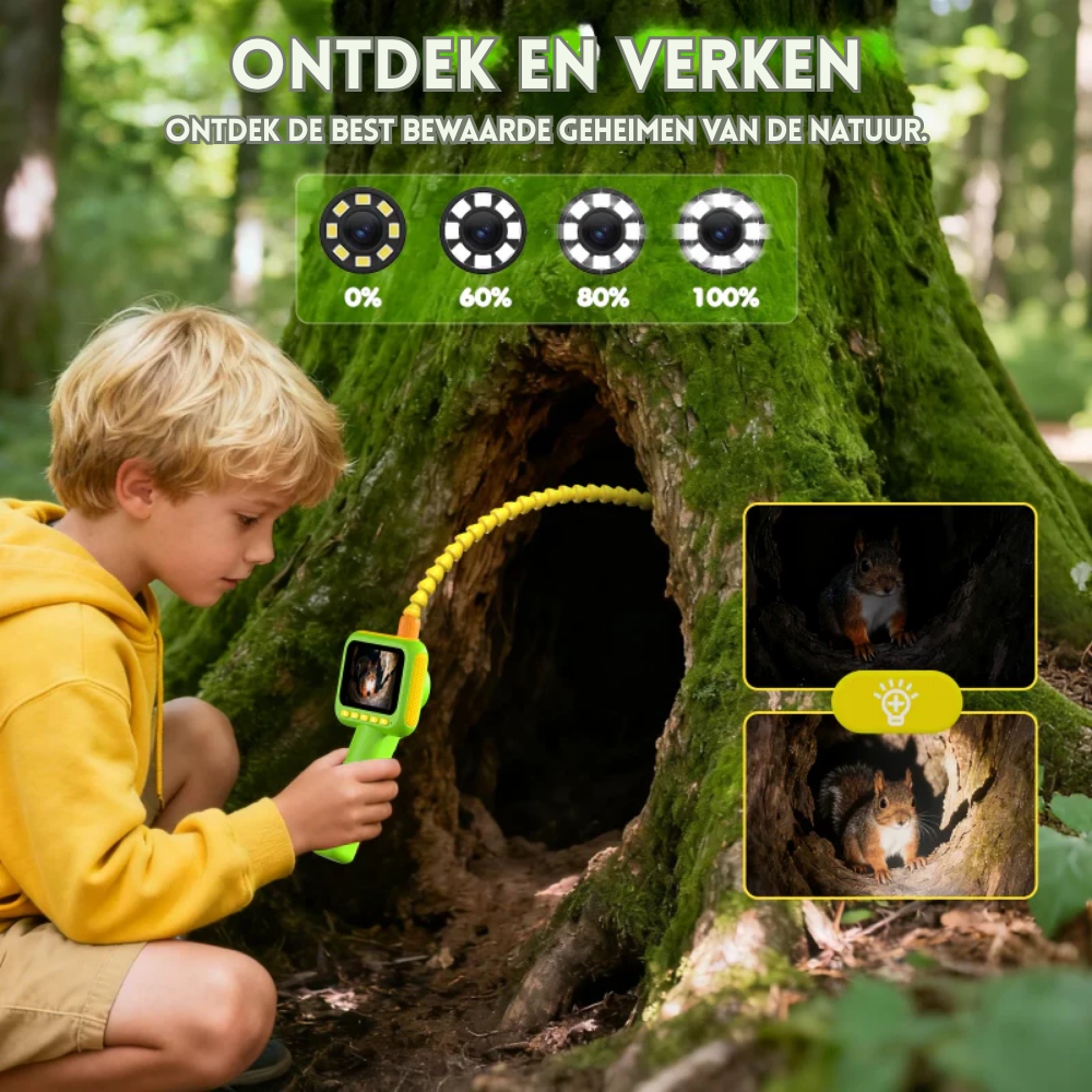 Speurder – Borescoopcamera voor Kinderen – Educatieve Inspectiecamera