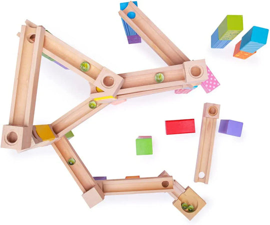 MarbleMagic™ – Houten Knikkerbaan voor Kinderen