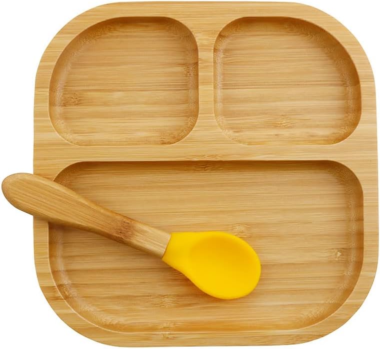 NaturPlates™ bambus service med ske 